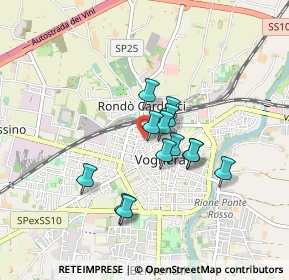 Mappa Via Mandelli, 27058 Voghera PV, Italia (0.63923)