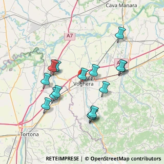 Mappa Via Sant'Ambrogio, 27058 Voghera PV, Italia (7.21)
