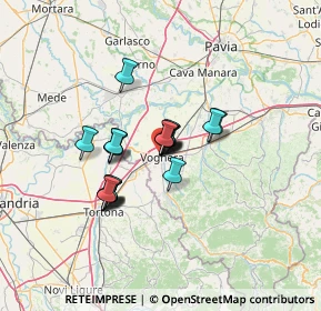 Mappa Via Mandelli, 27058 Voghera PV, Italia (9.04)