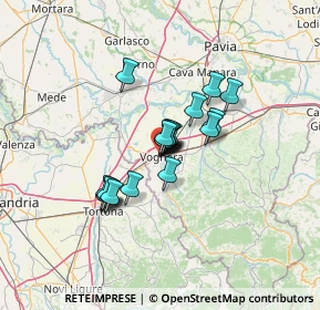 Mappa Via Mandelli, 27058 Voghera PV, Italia (8.5375)