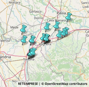 Mappa Via Mandelli, 27058 Voghera PV, Italia (10.4045)