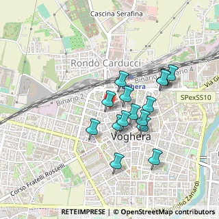 Mappa Via Sant'Ambrogio, 27058 Voghera PV, Italia (0.382)