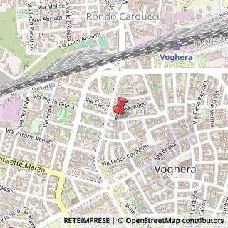 Mappa Via Sant'Ambrogio, 38, 27058 Voghera, Pavia (Lombardia)