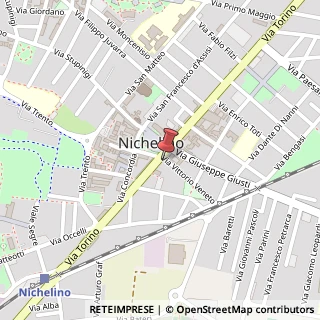 Mappa Via Torino, 147, 10042 Nichelino, Torino (Piemonte)
