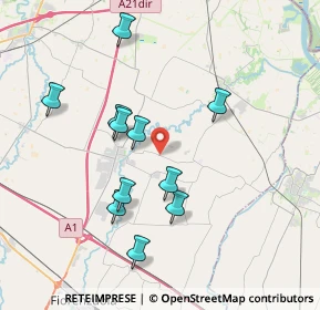 Mappa Via Busseto, 29016 Cortemaggiore PC, Italia (3.60364)