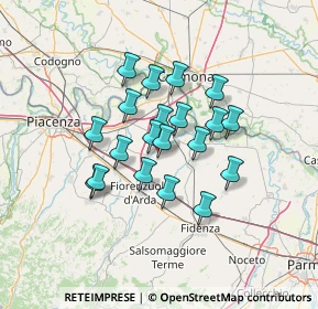 Mappa Via Busseto, 29016 Cortemaggiore PC, Italia (10.332)