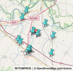 Mappa Via Busseto, 29016 Cortemaggiore PC, Italia (6.606)