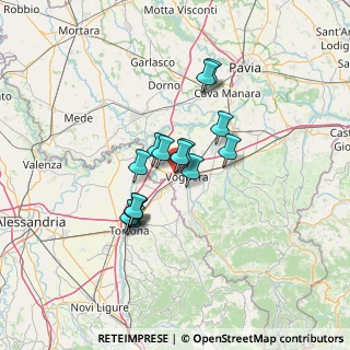 Mappa Via Montagna Angelo, 27058 Voghera PV, Italia (9.80267)