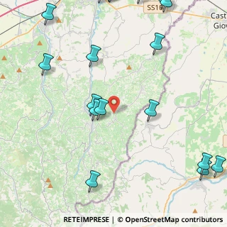 Mappa Frazione Mosca, 27040 Rovescala PV, Italia (6.612)