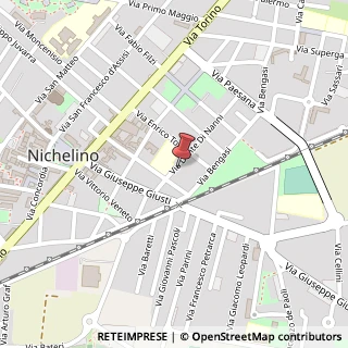 Mappa Via Dante Di Nanni,  15, 10042 Nichelino, Torino (Piemonte)