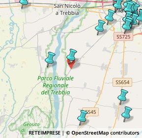 Mappa Strada Agazzana, 29020 Gossolengo PC, Italia (7.0085)