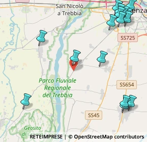 Mappa Strada Agazzana, 29020 Gossolengo PC, Italia (6.22313)