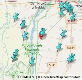 Mappa Strada Agazzana, 29020 Gossolengo PC, Italia (5.3095)