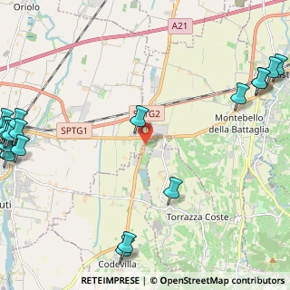 Mappa Codevilla, 27050 Voghera PV, Italia (3.6865)