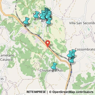 Mappa SP458, 14025 Montechiaro d'Asti AT, Italia (1.2635)