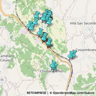 Mappa SP458, 14025 Montechiaro d'Asti AT, Italia (0.92414)