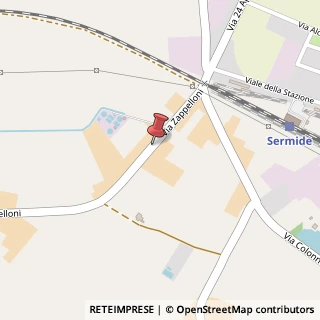 Mappa Via zappellone 17, 46028 Sermide, Mantova (Lombardia)