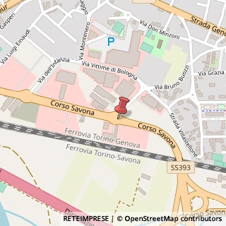 Mappa Corso Savona, 52, 10024 Moncalieri, Torino (Piemonte)
