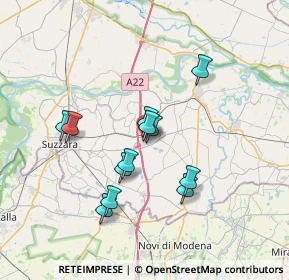 Mappa Via Piave, 46020 Pegognaga MN, Italia (6.05583)