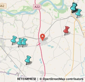 Mappa Via Piave, 46020 Pegognaga MN, Italia (6.28769)