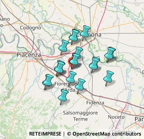 Mappa Via Giacomo Matteotti, 29016 Cortemaggiore PC, Italia (9.8615)