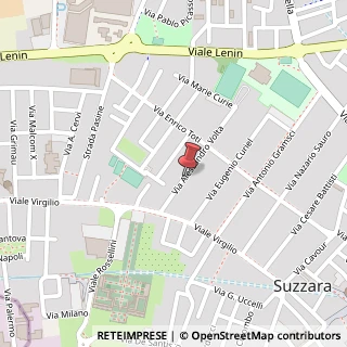 Mappa Via A. Volta, 6, 46029 Suzzara, Mantova (Lombardia)