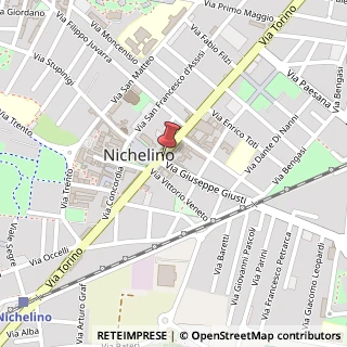 Mappa Via Torino, 145, 10042 Nichelino, Torino (Piemonte)