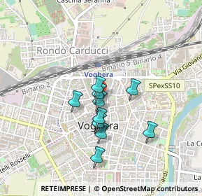 Mappa Via Lantini Spartaco, 27058 Voghera PV, Italia (0.33273)