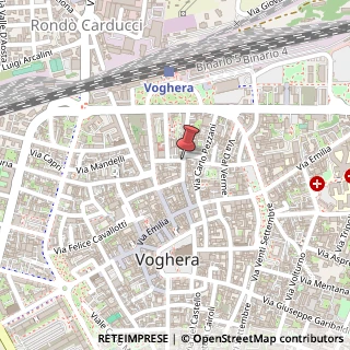 Mappa Via Giovanni Scarabelli, 43, 27058 Voghera, Pavia (Lombardia)