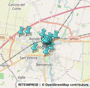 Mappa Via Lantini Spartaco, 27058 Voghera PV, Italia (0.73786)