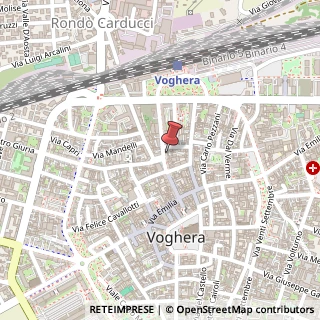 Mappa Via Ercole Ricotti, 5, 27058 Voghera, Pavia (Lombardia)