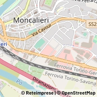 Mapa Moncalieri