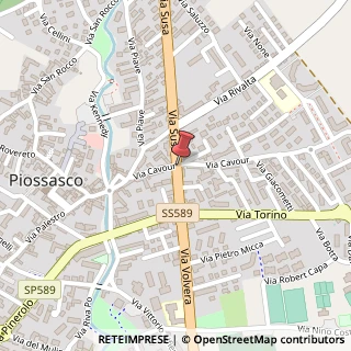 Mappa Via Cavour,  16, 10045 Piossasco, Torino (Piemonte)