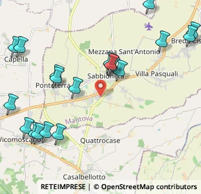 Mappa Via Lisca Alessandro, 46018 Sabbioneta MN, Italia (2.499)