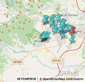 Mappa Via Kennedy, 10045 Piossasco TO, Italia (3.0735)