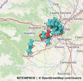 Mappa Via Kennedy, 10045 Piossasco TO, Italia (10.2855)