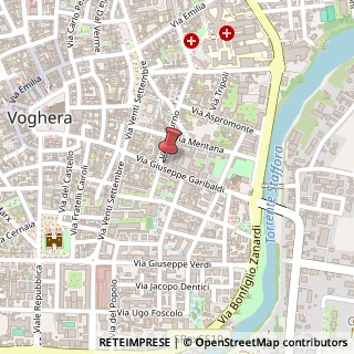 Mappa Via Giuseppe Garibaldi, 108, 27058 Voghera, Pavia (Lombardia)