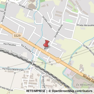 Mappa Strada Genova, 275, 10024 Moncalieri, Torino (Piemonte)