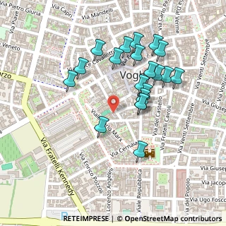 Mappa Via Carlo Covini, 27058 Voghera PV, Italia (0.2225)