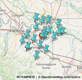 Mappa Via Papa Giovanni XXIII, 29016 Cortemaggiore PC, Italia (10.3545)