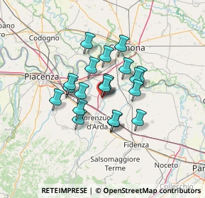 Mappa Via Papa Giovanni XXIII, 29016 Cortemaggiore PC, Italia (9.4405)