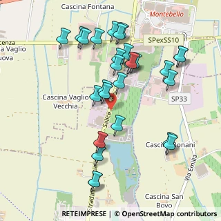 Mappa Via Strada Nuova, 27050 Codevilla PV, Italia (0.53214)