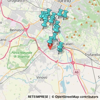 Mappa Viale Kennedy, 10042 Nichelino TO, Italia (3.67375)