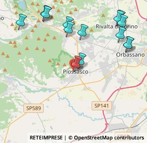 Mappa Via Giacomo Matteotti, 10045 Piossasco TO, Italia (4.89071)
