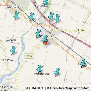 Mappa Via Salvo D'Acquisto, 29010 Pontenure PC, Italia (2.65692)