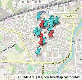 Mappa Via Giacomo Canevari, 27058 Voghera PV, Italia (0.295)