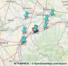Mappa Via Giacomo Canevari, 27058 Voghera PV, Italia (9.21455)