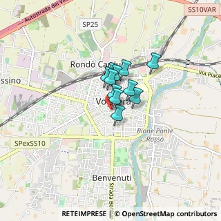 Mappa Via Giacomo Canevari, 27058 Voghera PV, Italia (0.42455)