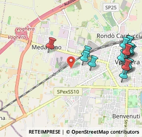 Mappa Via Carlo Bandirola, 27058 Voghera PV, Italia (1.26529)