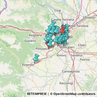 Mappa Via Rivalta, 10040 Volvera TO, Italia (9.74)